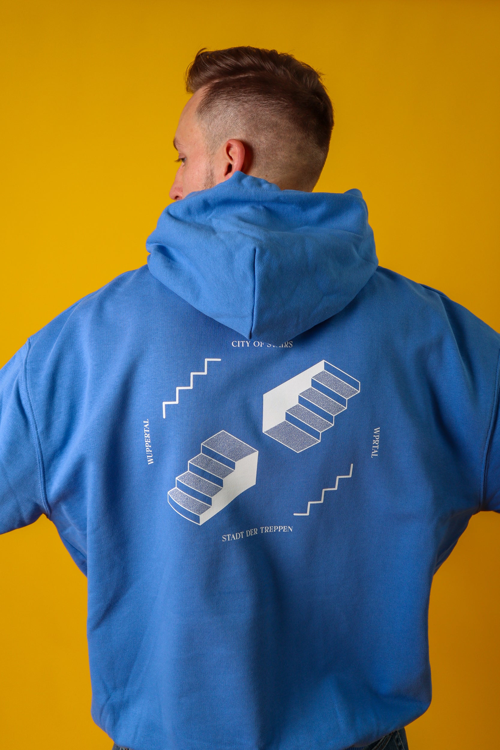 City of Stairs - Oversize Hoodie - Blau - WPRTAL