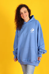 City of Stairs - Oversize Hoodie - Blau