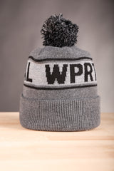 Bommel Beanie - Grau