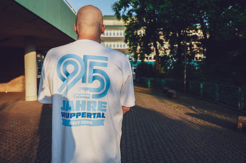 95 Jahre Wuppertal - Shirt - Weiß