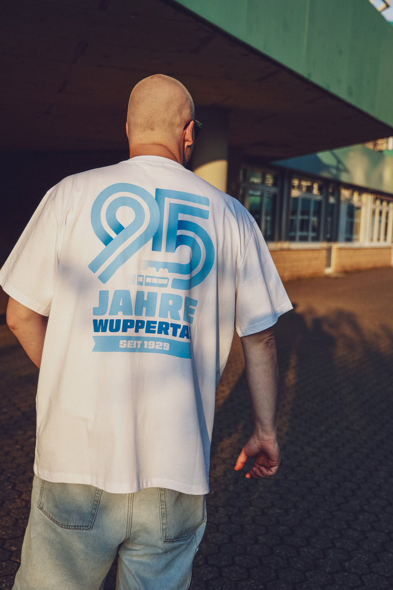 95 Jahre Wuppertal - Shirt - Weiß